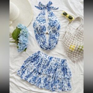 2 piece skirt set‎